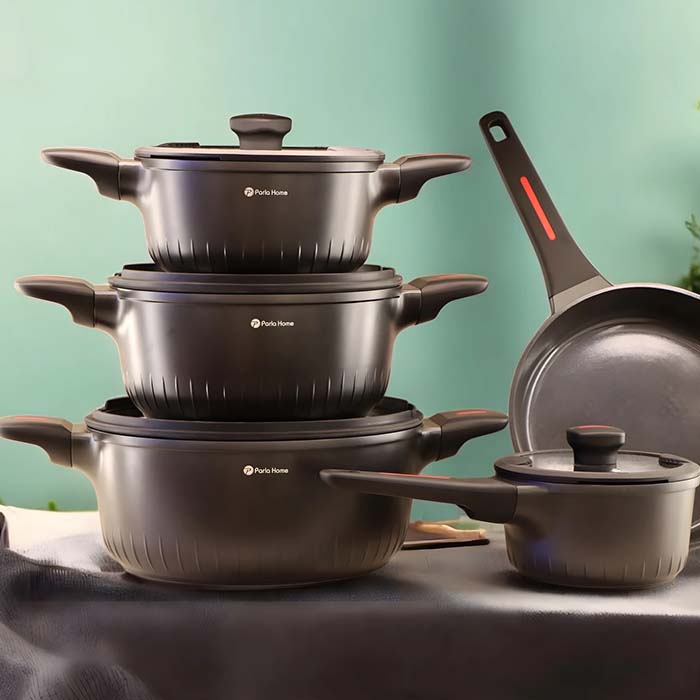 سرویس9 پارچه قابلمه پارلا هوم Parla Home مدل Magnum